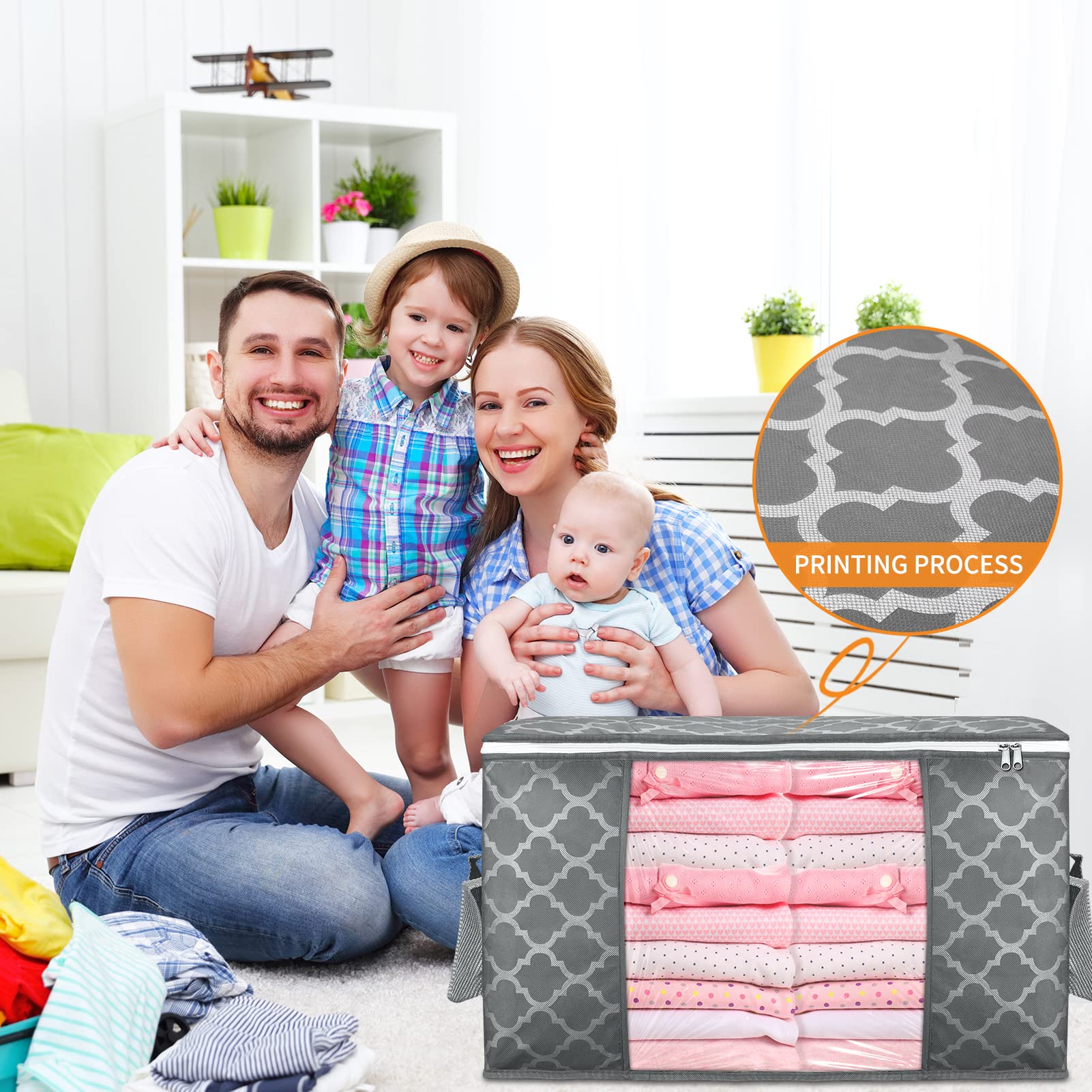 Upgraded non-woven fabric from Budding Joy promotes airflow and freshness.