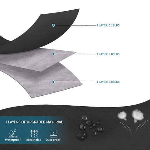 Budding Joy’s ventilated three-ply non-woven fabric keeps air circulating.