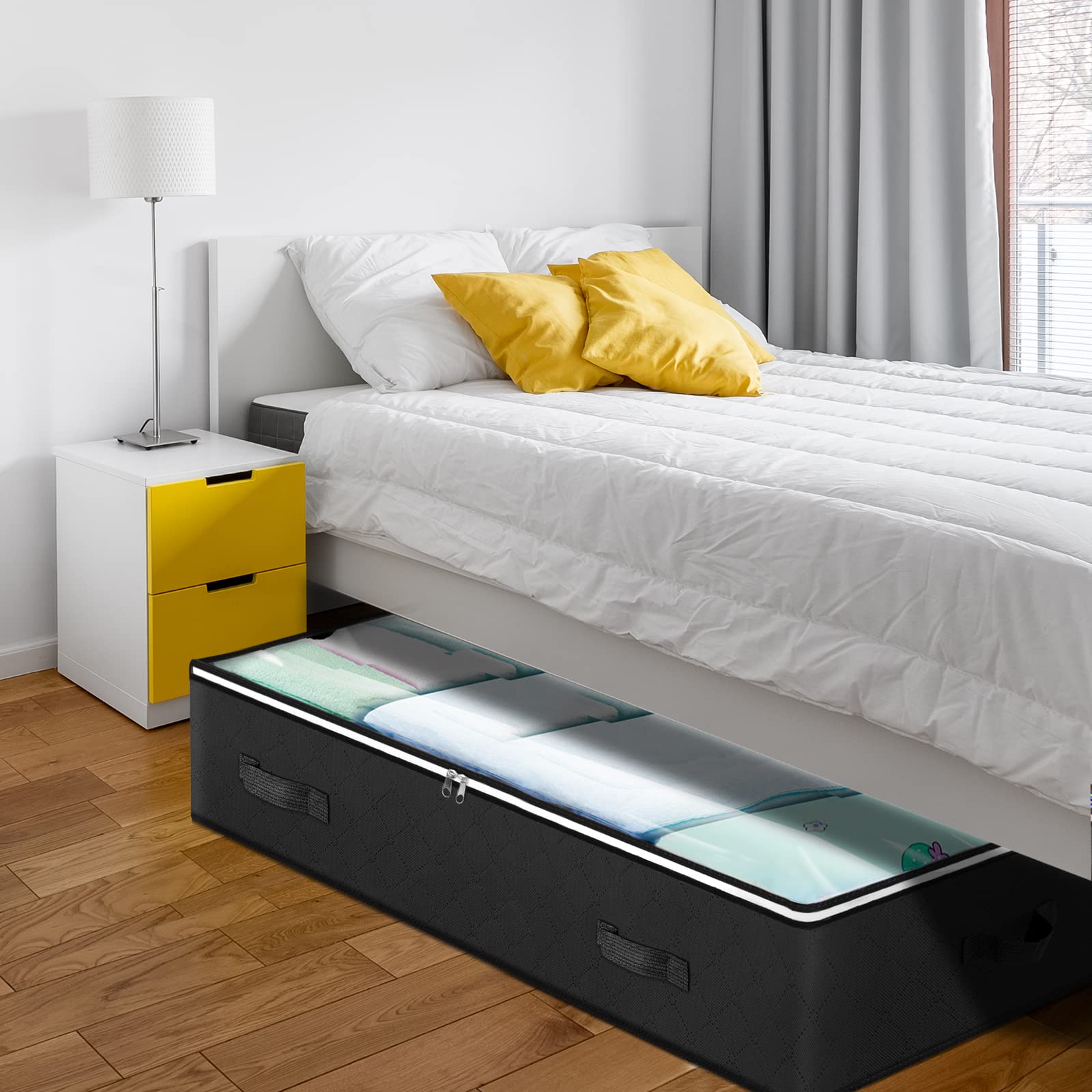 Budding Joy top transparent window helps locate items quickly