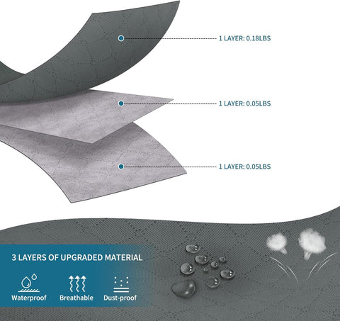 Budding Joy odorless three-ply fabric provides ventilated storage.