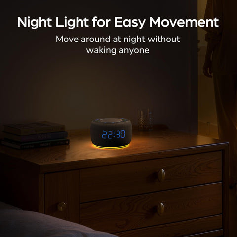 BuffBee bedside setup keeps your nightstand tidy and accessible.