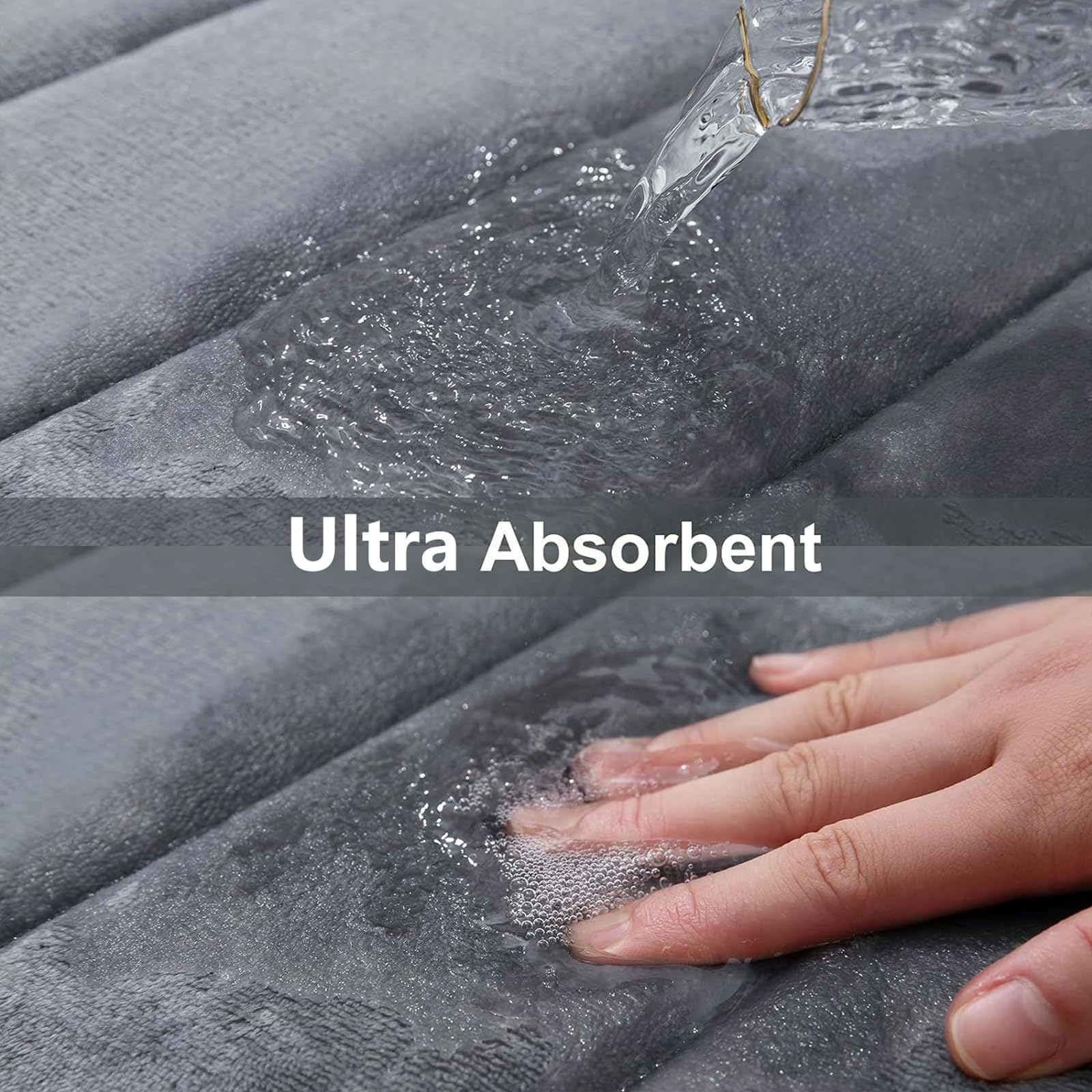Buganda bath mat ready for machine washing for easy cleaning after use.