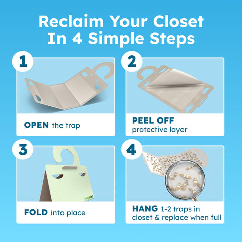 BugMD non-toxic pheromone traps provide safe moth control around children and pets.