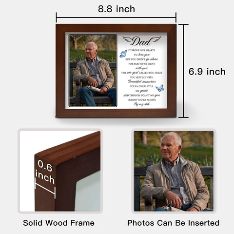 Buioata memorial shadow box emits a gentle dim glow for reflective moments.