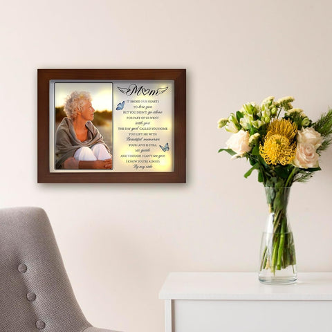 Buioata wall-mount shadow box for easy memorial display.