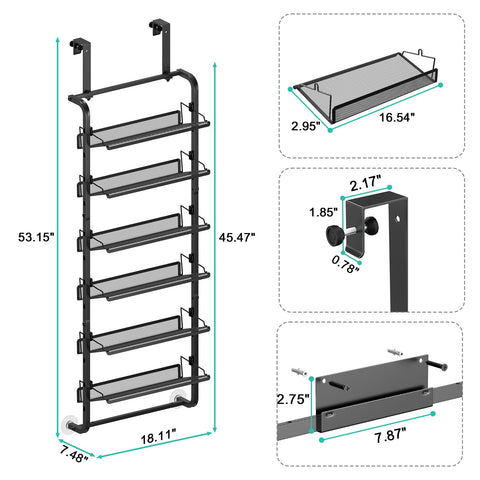 BUKFEN heavy-duty metal frame for durable, quick-assembly storage.