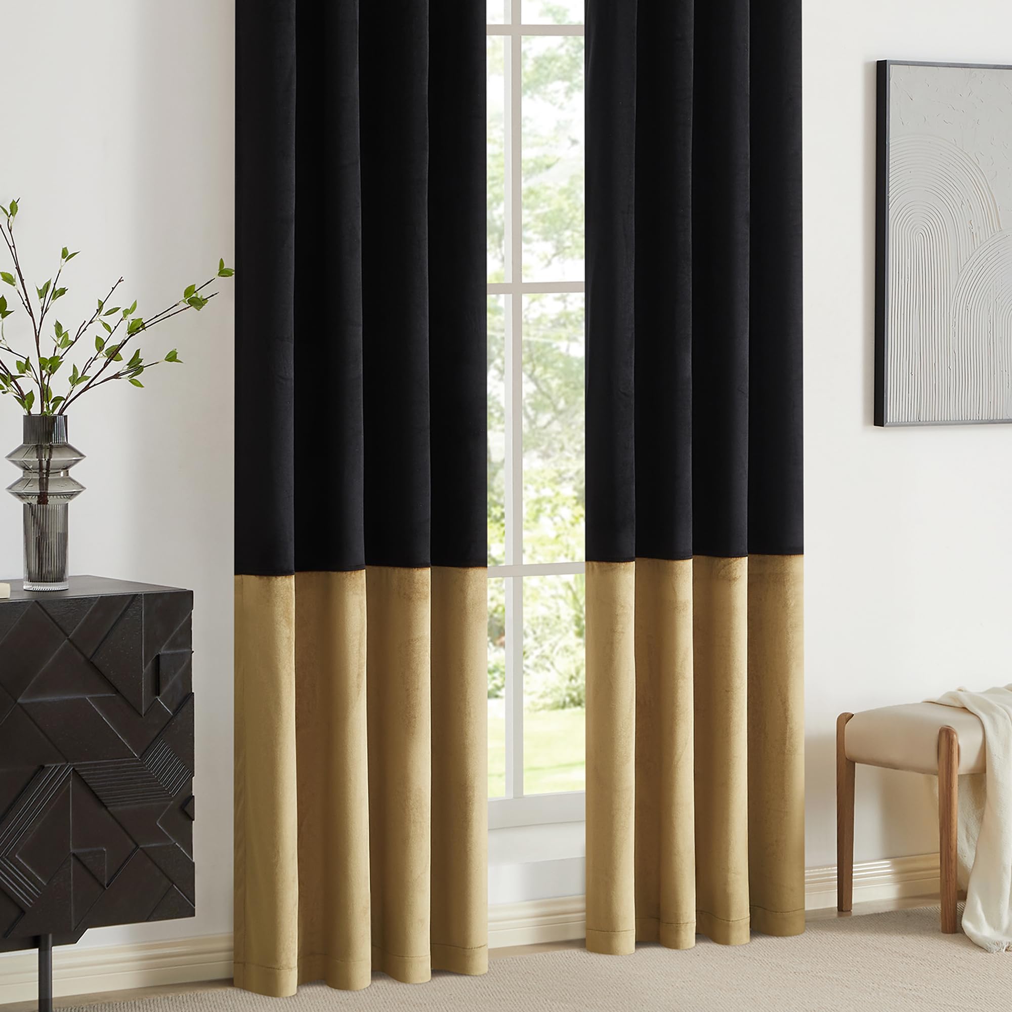 BULBUL color-block design with edge stitching adds refined luxury