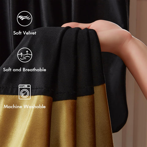 Fade-resistant velvet with plush sheen that remains vibrant after wash.
