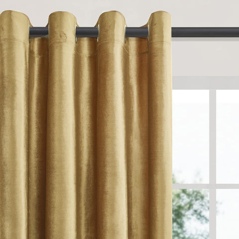Texture closeup of BULBUL velvet curtains showing plush feel