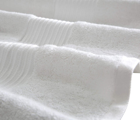 Bumble Towels four-pack on display emphasizes hotel-quality home luxury