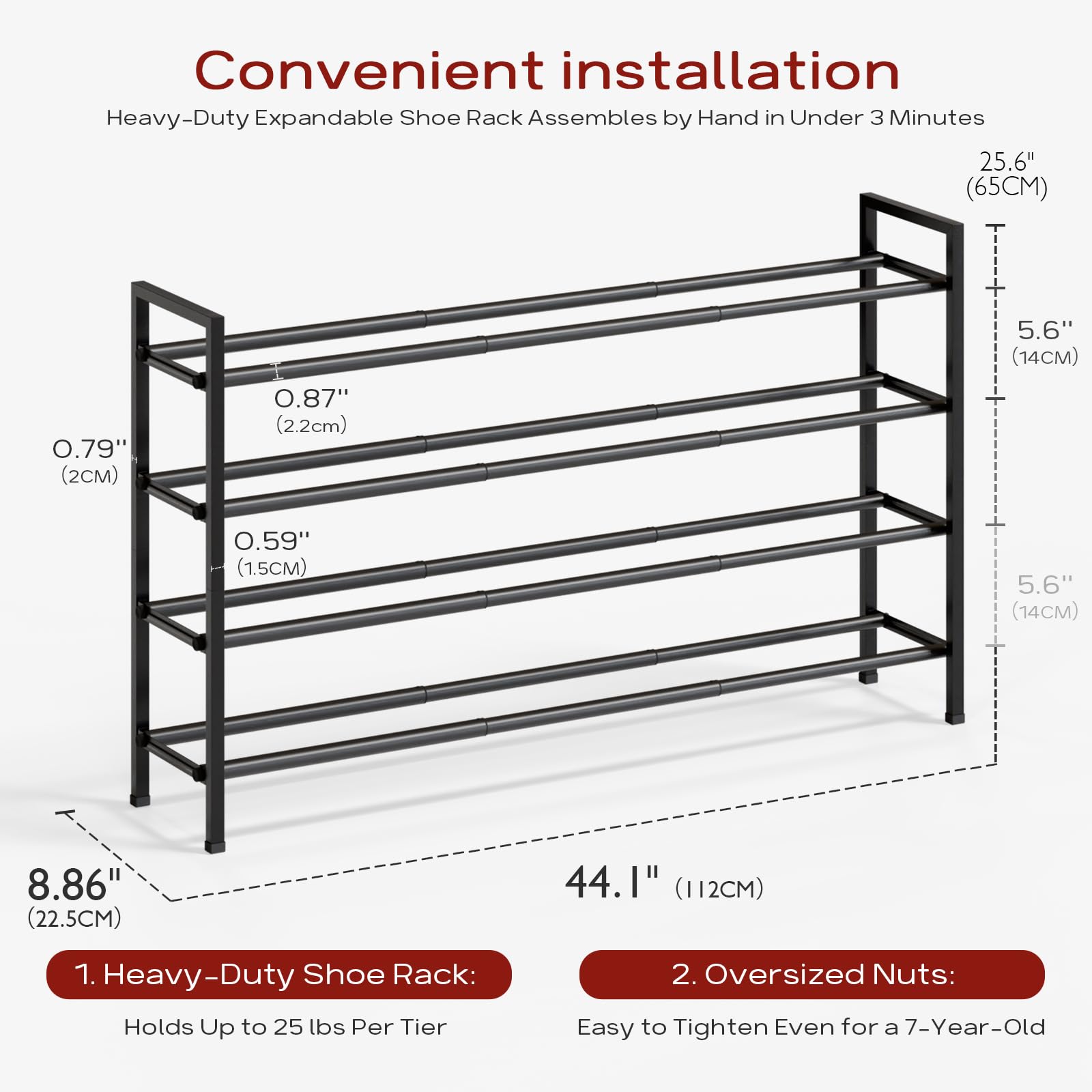 Bumusty five-color options add style to entryways and bedrooms.