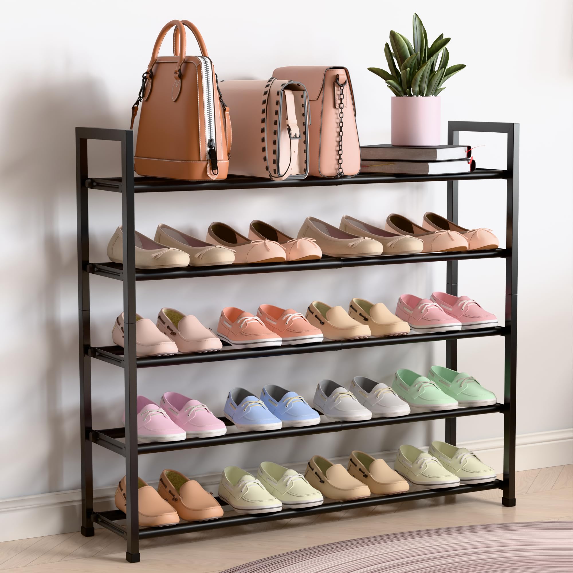 Bumusty supports sandals to boots for organized daily footwear