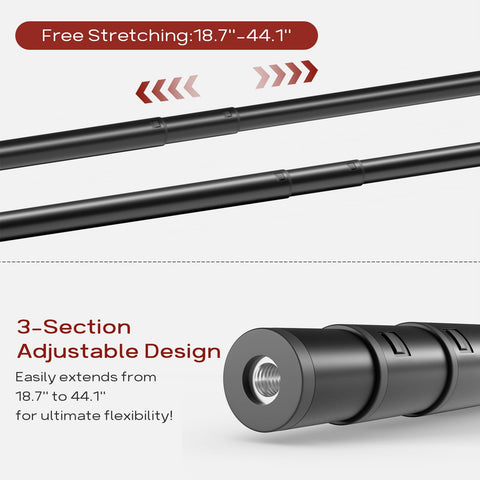 Bumusty tool-free assembly uses oversized screws for quick setup.