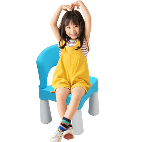 burgkidz chair color blue appeals to kids and parents
