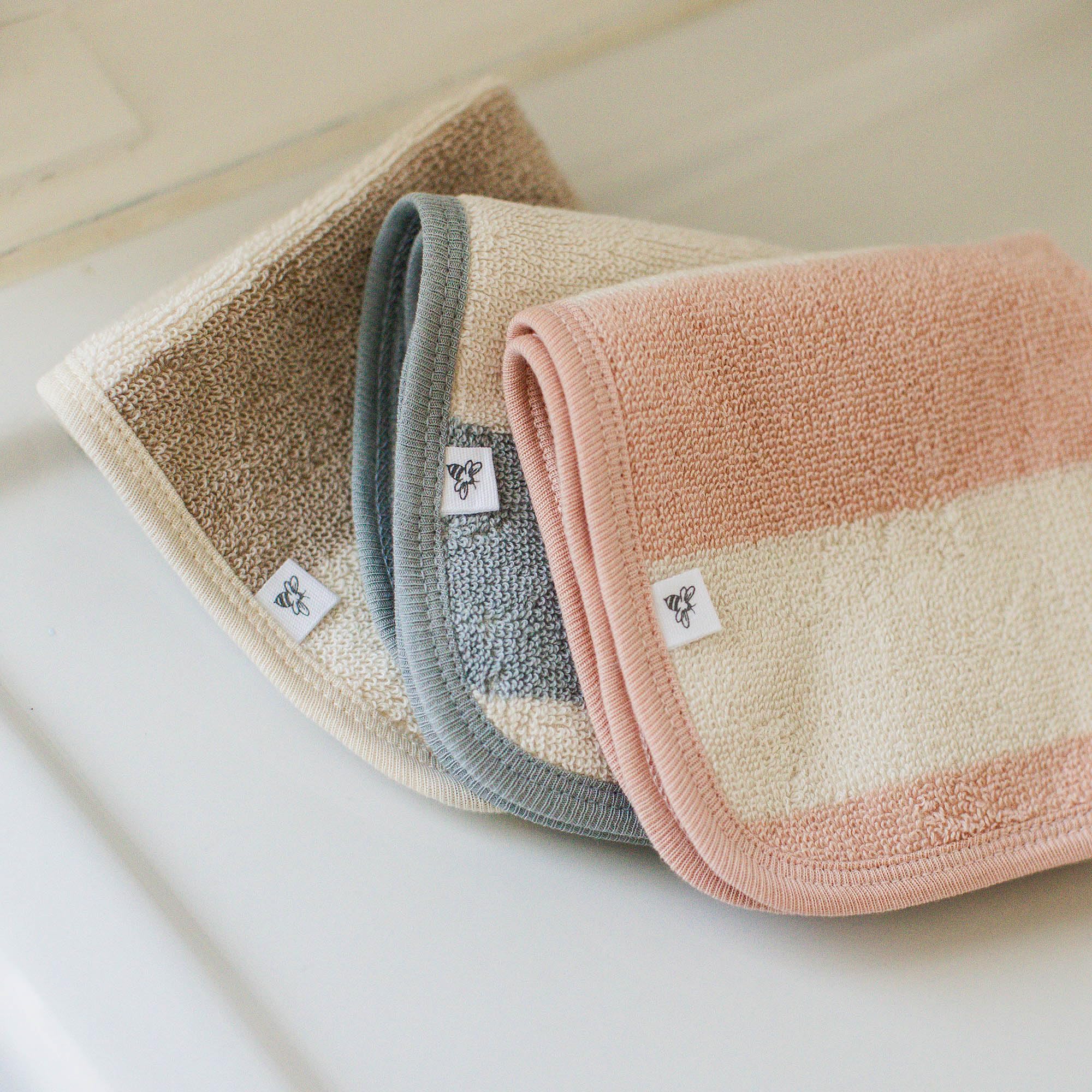 Burt's Bees Baby hooded towel large 32x32 inch size for a comfy wrap after bath.