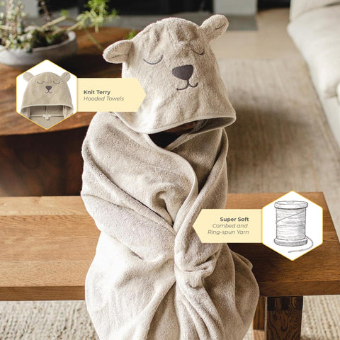 Burt's Bees Baby towel packaging, showcasing eco-friendly, certified materials.
