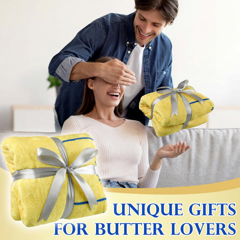 Buryeah butter blanket as Christmas decor adds cozy vibes to living spaces.