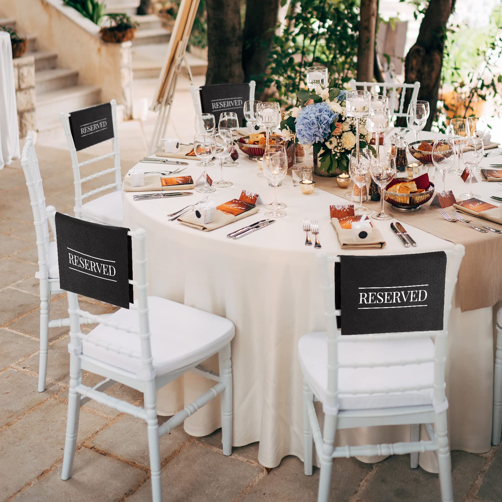 Buryeah printed words on large signs for legible seating