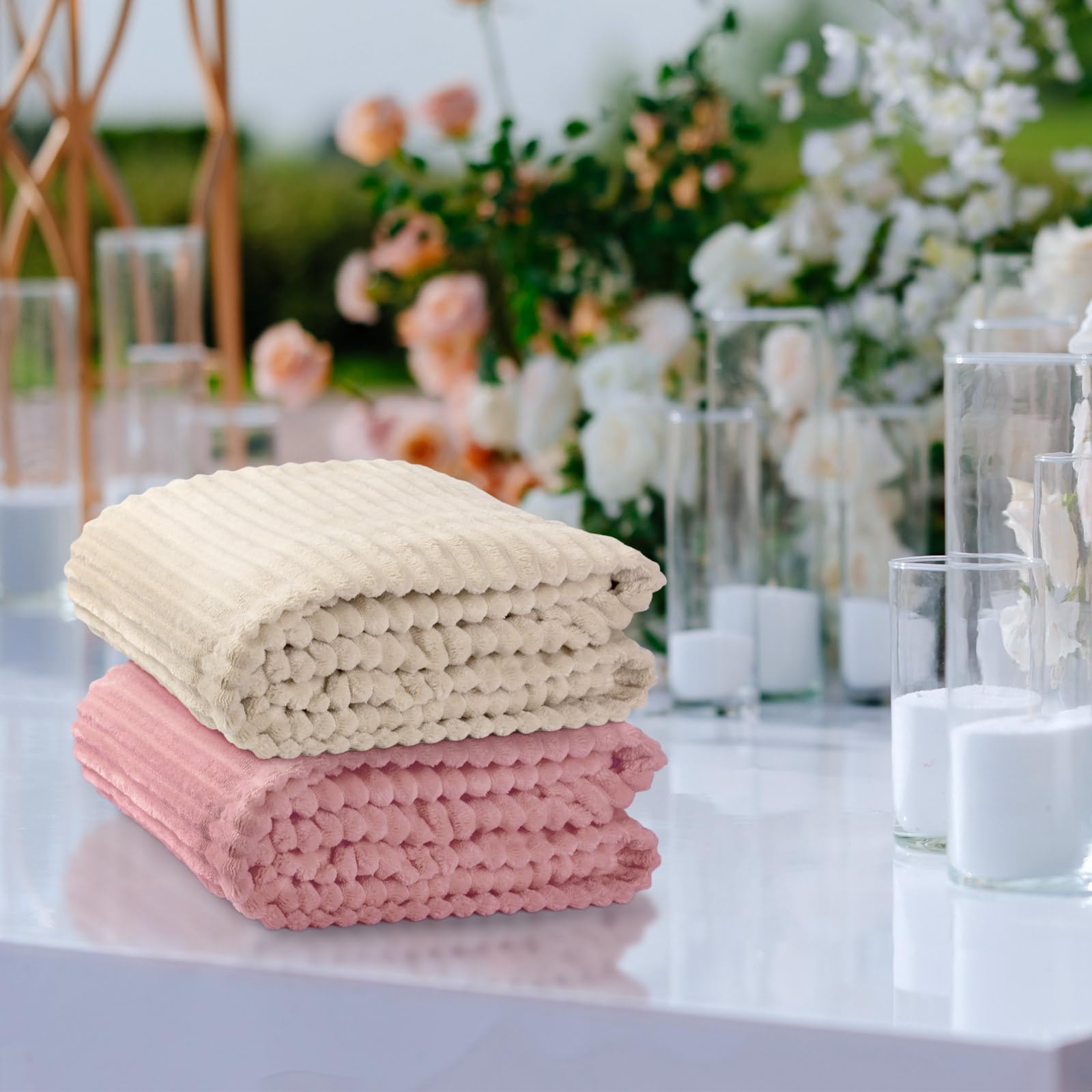 Buryeah wedding and picnic blanket adds versatile warmth for events