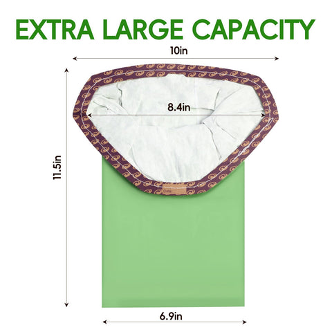 BUUfilcoo 6qt capacity bags fit snugly for steady suction.
