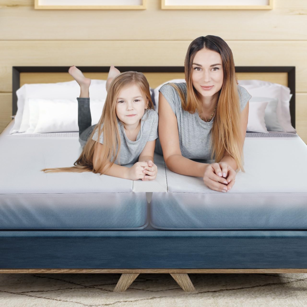 Buve Bed Bridge enhances a guest room for convenient sleepovers.