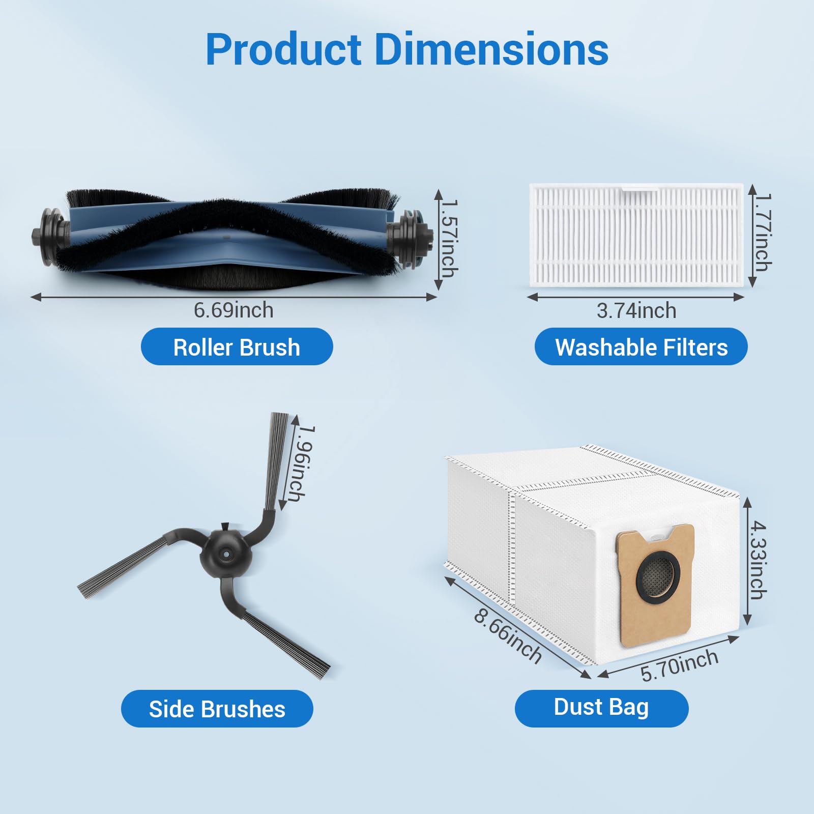 BUXEBUX Eufy C10 HEPA filter captures fine debris for cleaner air