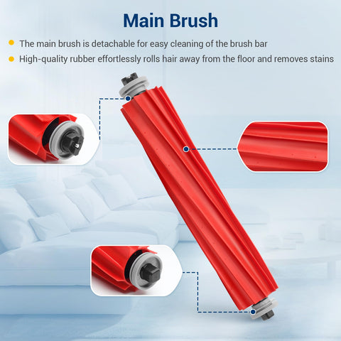 BUXEBUX Roborock Qrevo S Pro side brush boosts corner cleaning and debris pickup