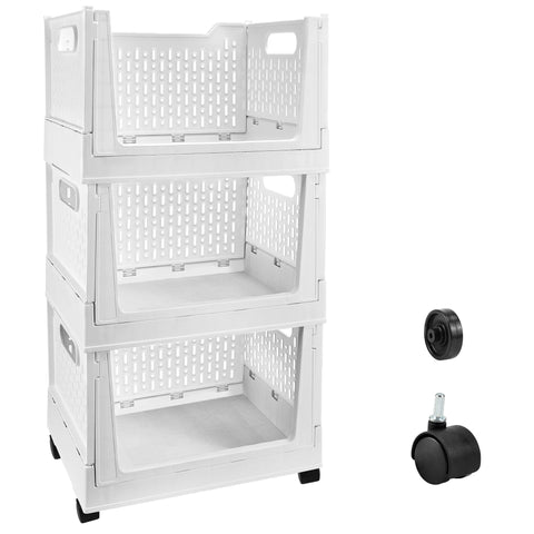 BUZIFU multi-room storage bin suitable for kitchen and office.