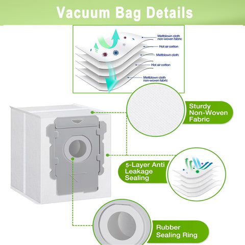 Bvhonwe Roomba side brushes stay safe on floors and furniture.