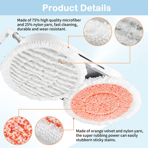 Bvhonwe powerful scrub pads demonstrate enhanced friction for stubborn kitchen stains.