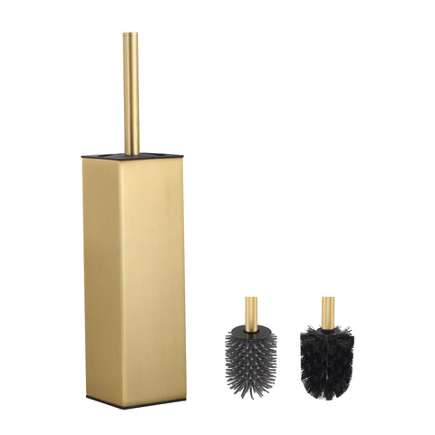 BVL brushed gold toilet brush for durable cleaning and stylish bathroom decor.