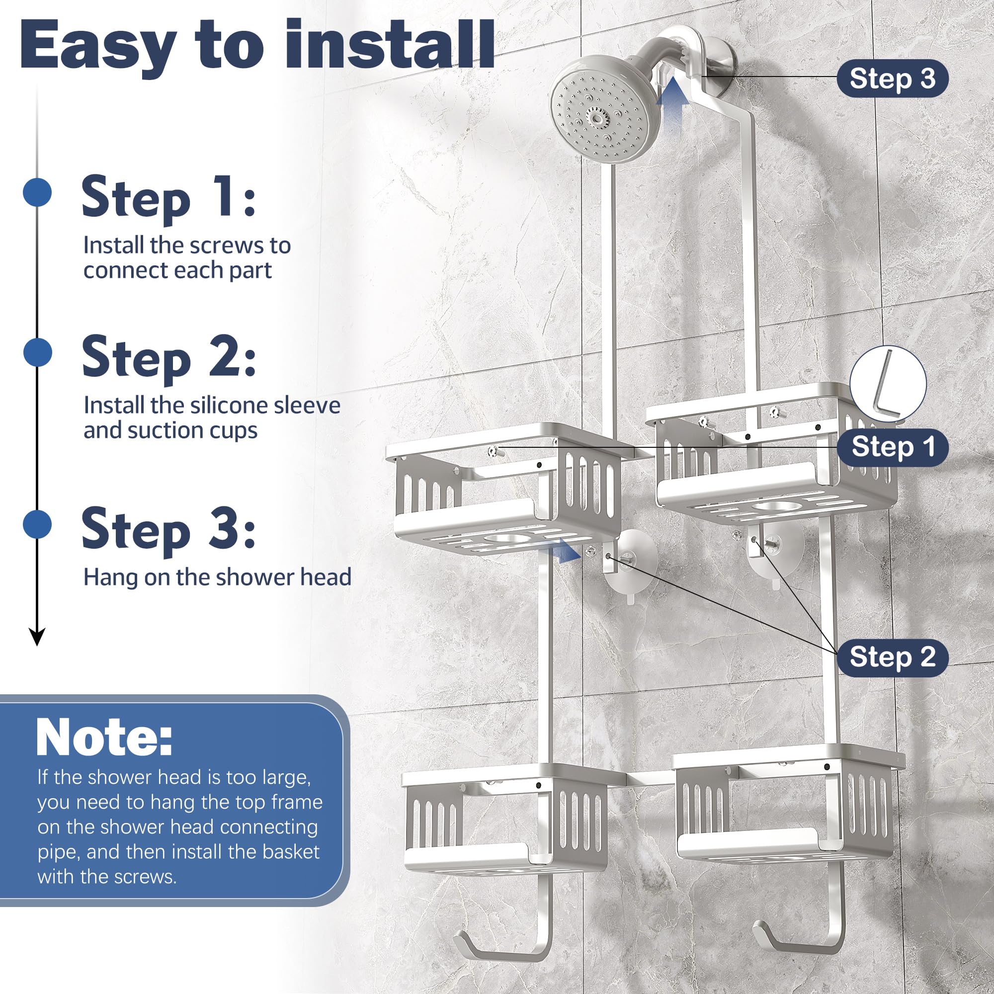 BXINREDA ideal for dorms, apartments, RVs and small bathrooms