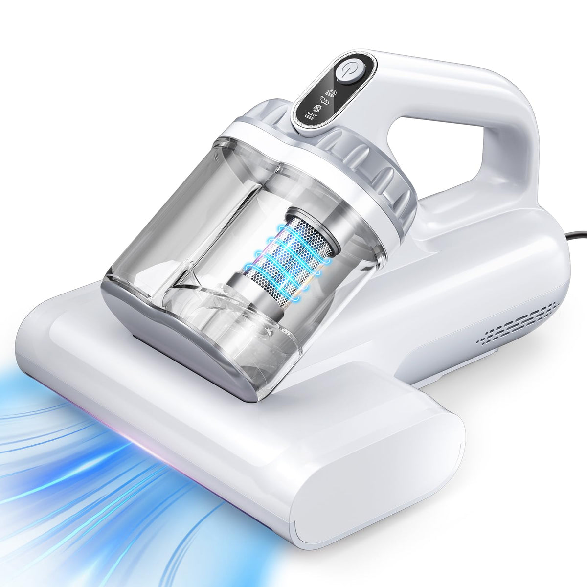 BYHUME mattress vacuum cleaner with UV-C light and ultrasonic heating for deep fabric cleaning