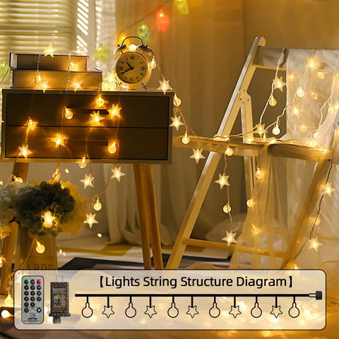 BYIZO wedding and party lights add warm glow to celebrations