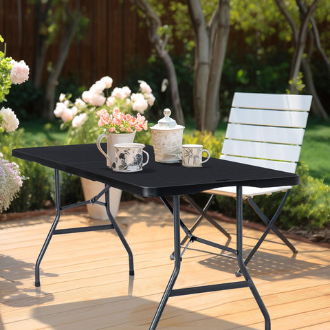 Byliable 6ft folding table extended dining area offering extra surface room