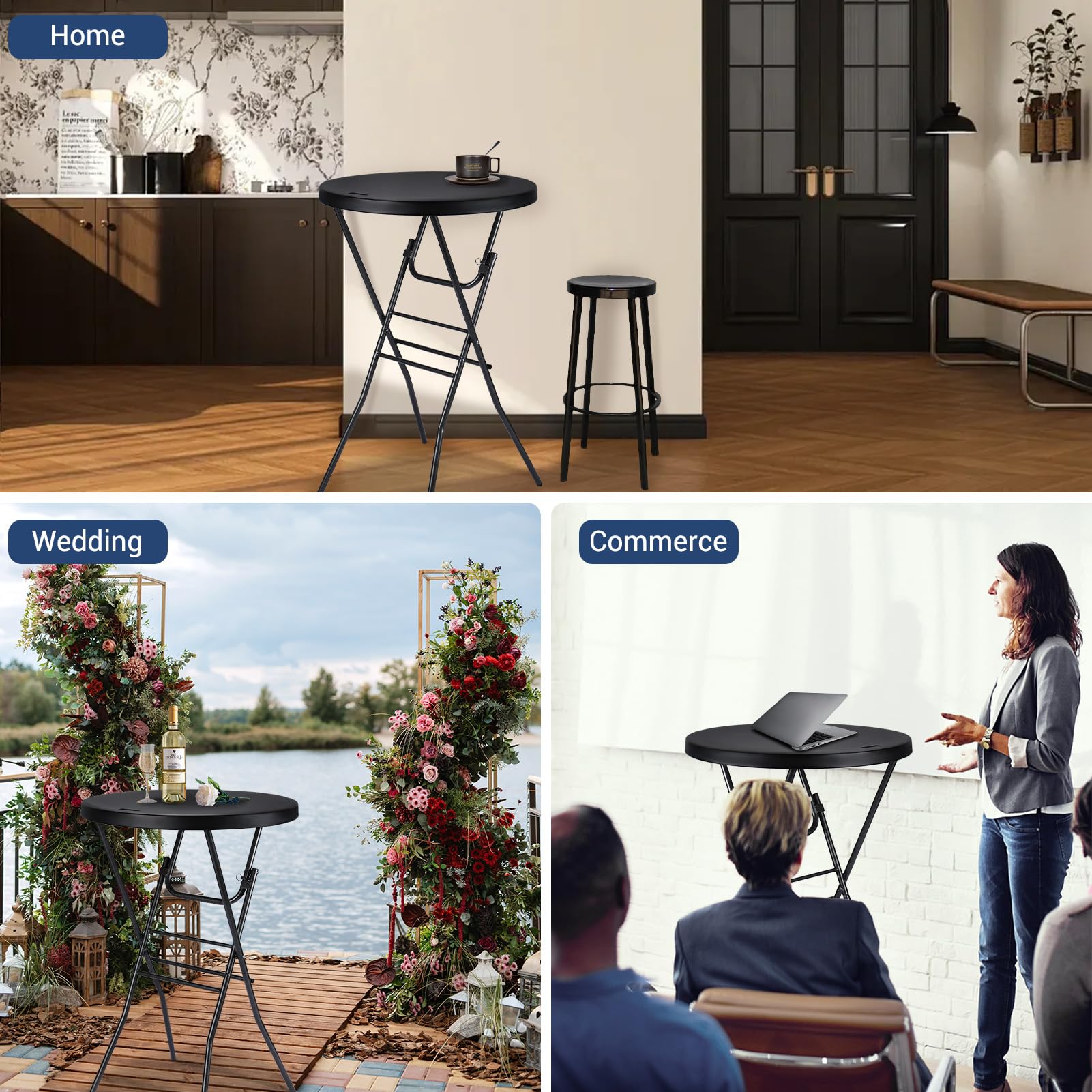 Byliable easy-installation design speeds setup for quick gatherings.