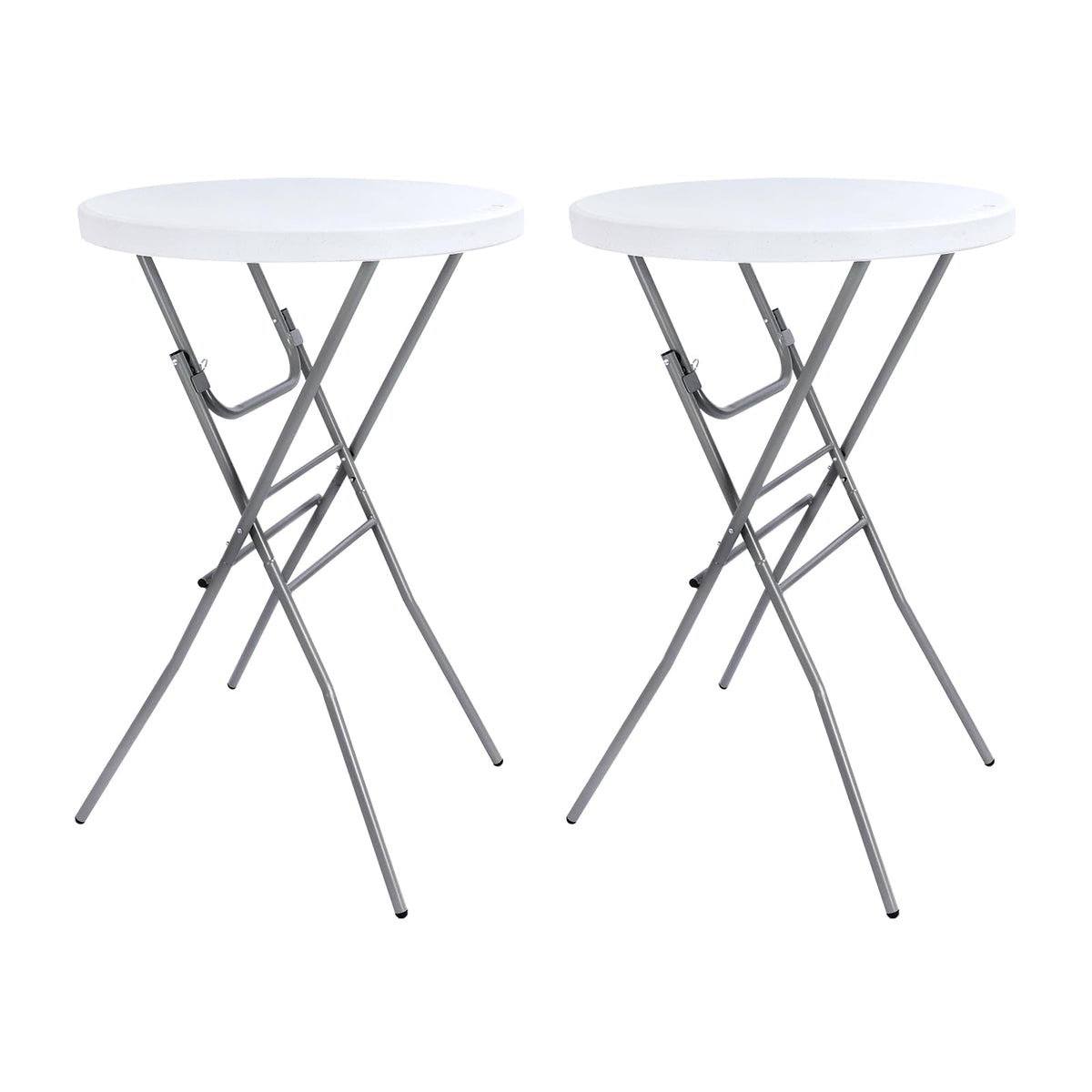 Byliable 28in folding round cocktail table with high top, outdoor-ready and stylish.