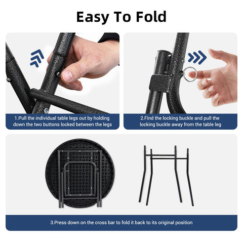 Byliable non-slip rubber feet protect floors in any setting.