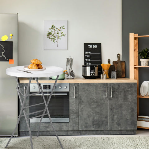 Byliable table with removable legs, simplifies storage after a wedding or party.
