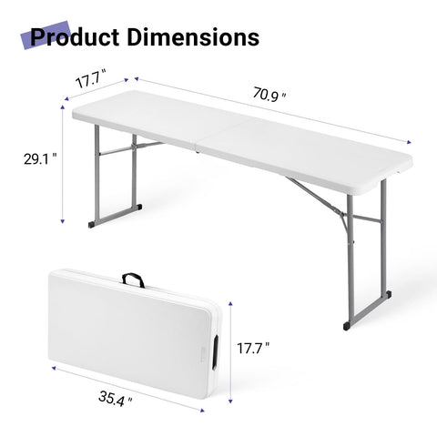 Byliable folding table HDPE surface closeup emphasizes waterproof, scratch-resistant finish
