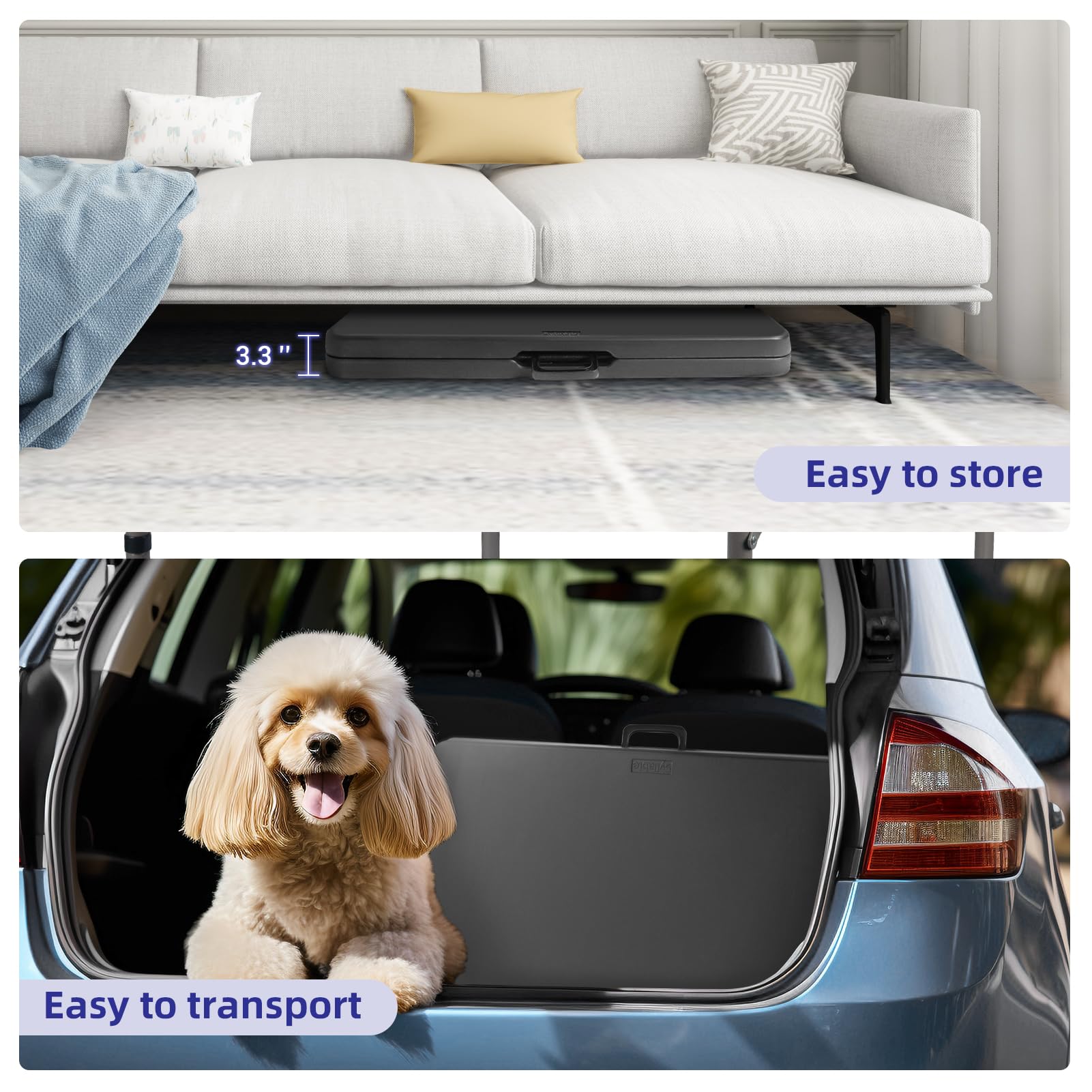 Byliable rounded edge safety design shown in close-up for comfortable handling.
