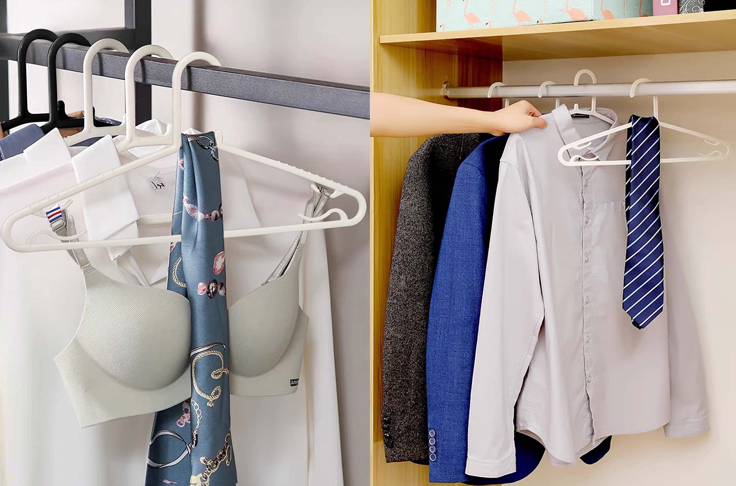 Byomostor non-slip finish keeps garments in place.