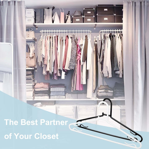 Byomostor space-saving hanger helps declutter closets.