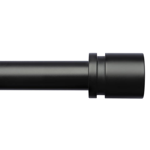 Byondeth curtain rod showing adjustable length for a custom fit
