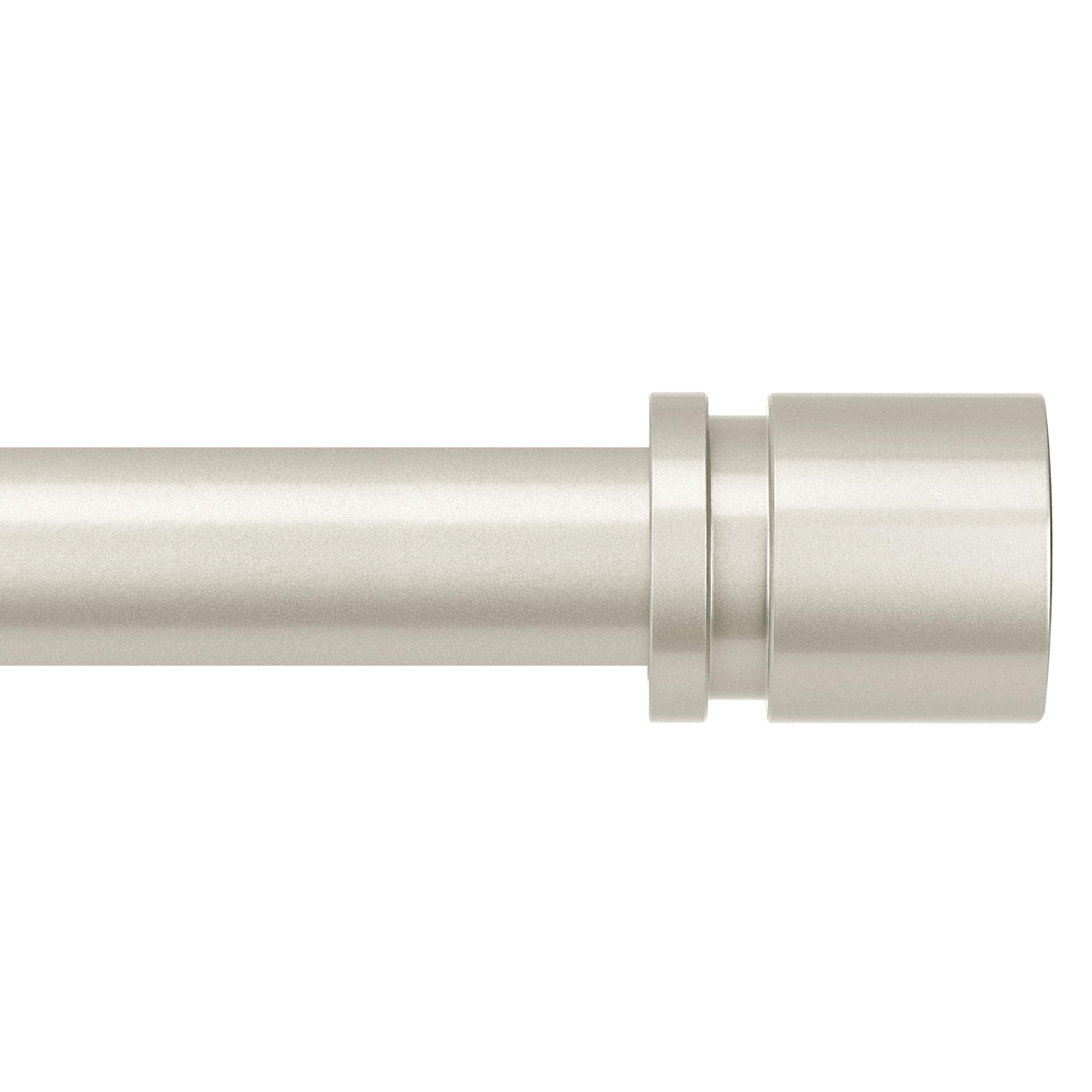 Byondeth curtain rod assembly showing adjustable length for a perfect fit
