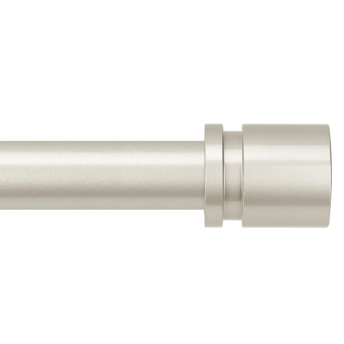 Byondeth curtain rod assembly showing adjustable length for a perfect fit