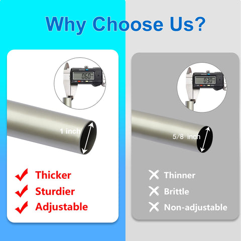 Byondeth curtain rod hardware included for quick complete installation