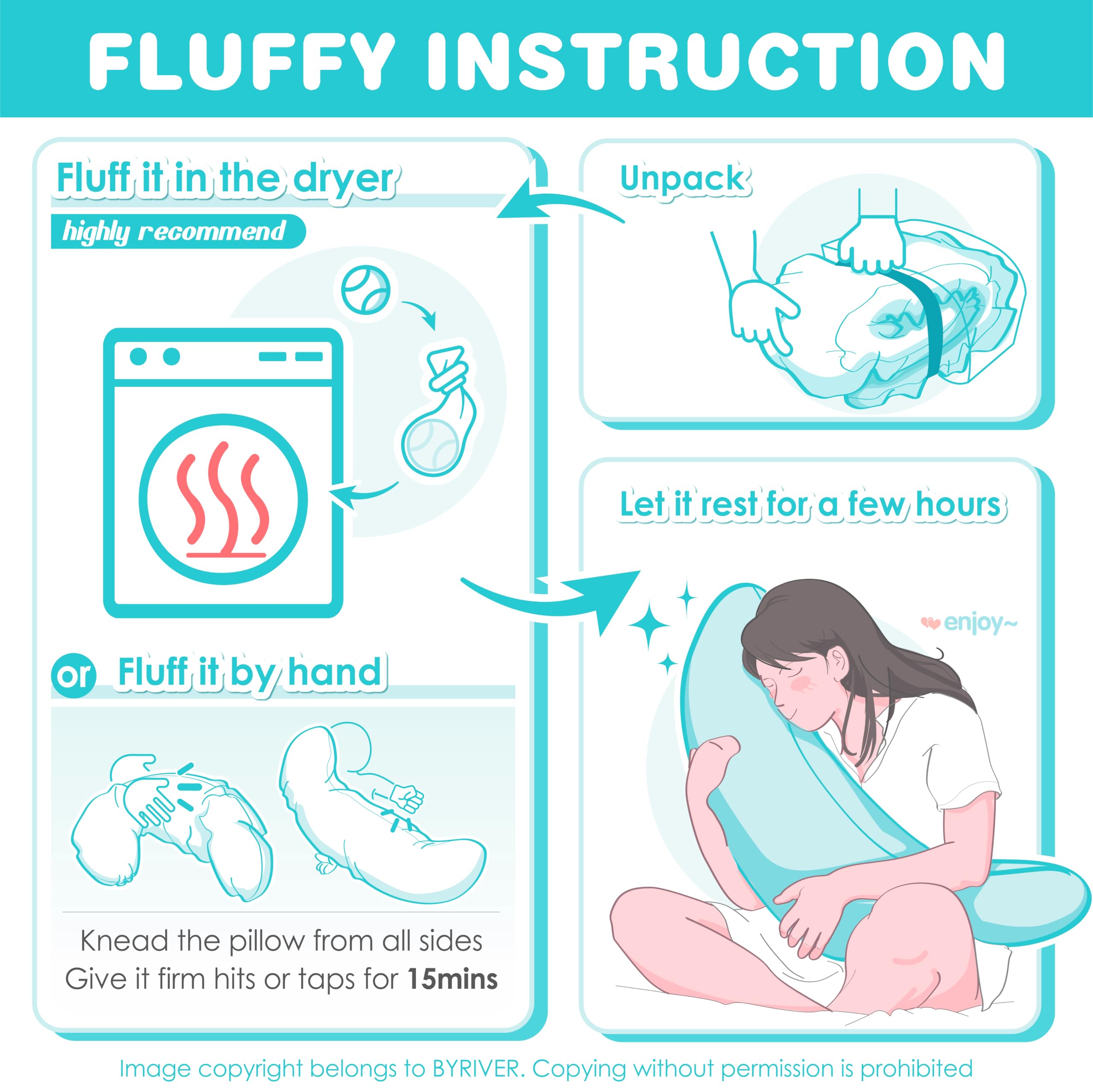 BYRIVER multi-use pillow doubles as nursing aid, gaming lap pillow, and laptop-support pillow.