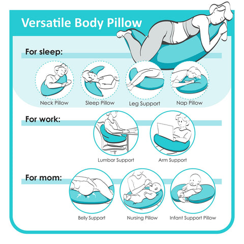 BYRIVER removable breathable cotton pillowcase keeps you cool during hot night sessions.