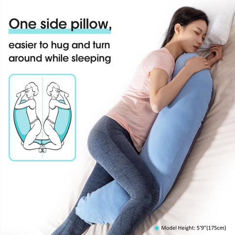 BYRIVER side-sleep ergonomic support helps reduce discomfort for back, hips, and shoulders.